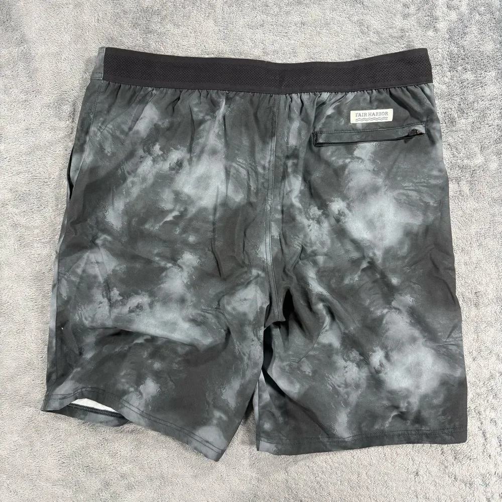 Fair Harbor‎ Men’s Ozone Board Short Tie Dye Compression Liner Swim Vacation